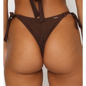 WHITE FOX ST BARTS BOTTOMS IN CHOCOLATE